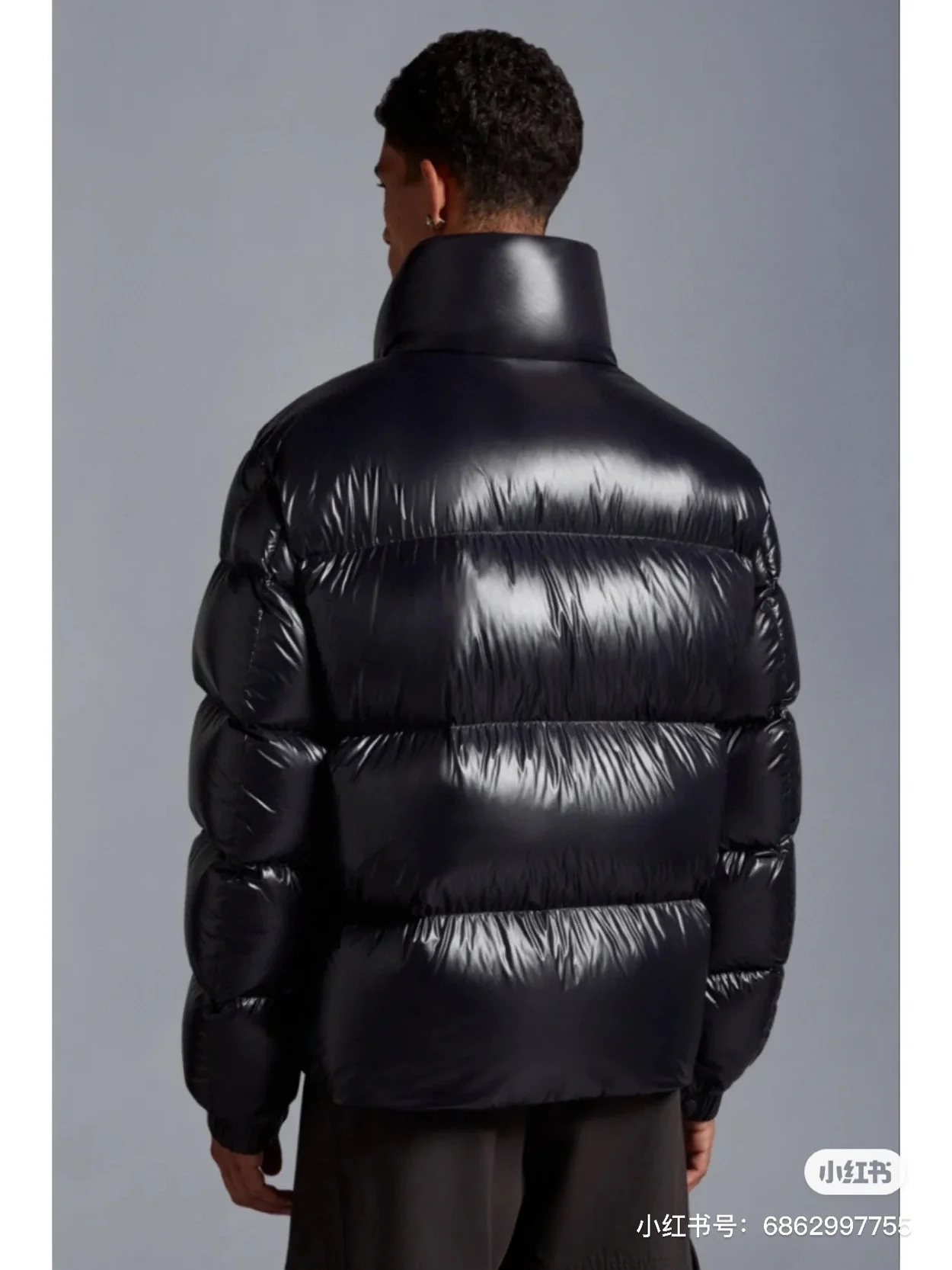 몽클레어 미샴 쇼트 다운 자켓 블랙