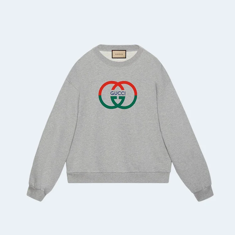 구찌 인터로킹 G 코튼 스웨트셔츠