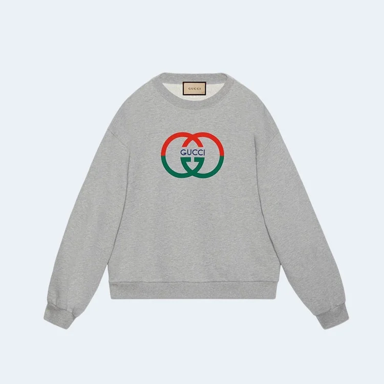 구찌 인터로킹 G 코튼 스웨트셔츠