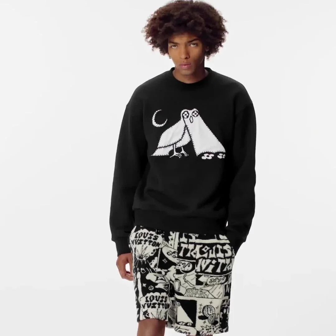 루이비통 코믹스 아울 패치 크루