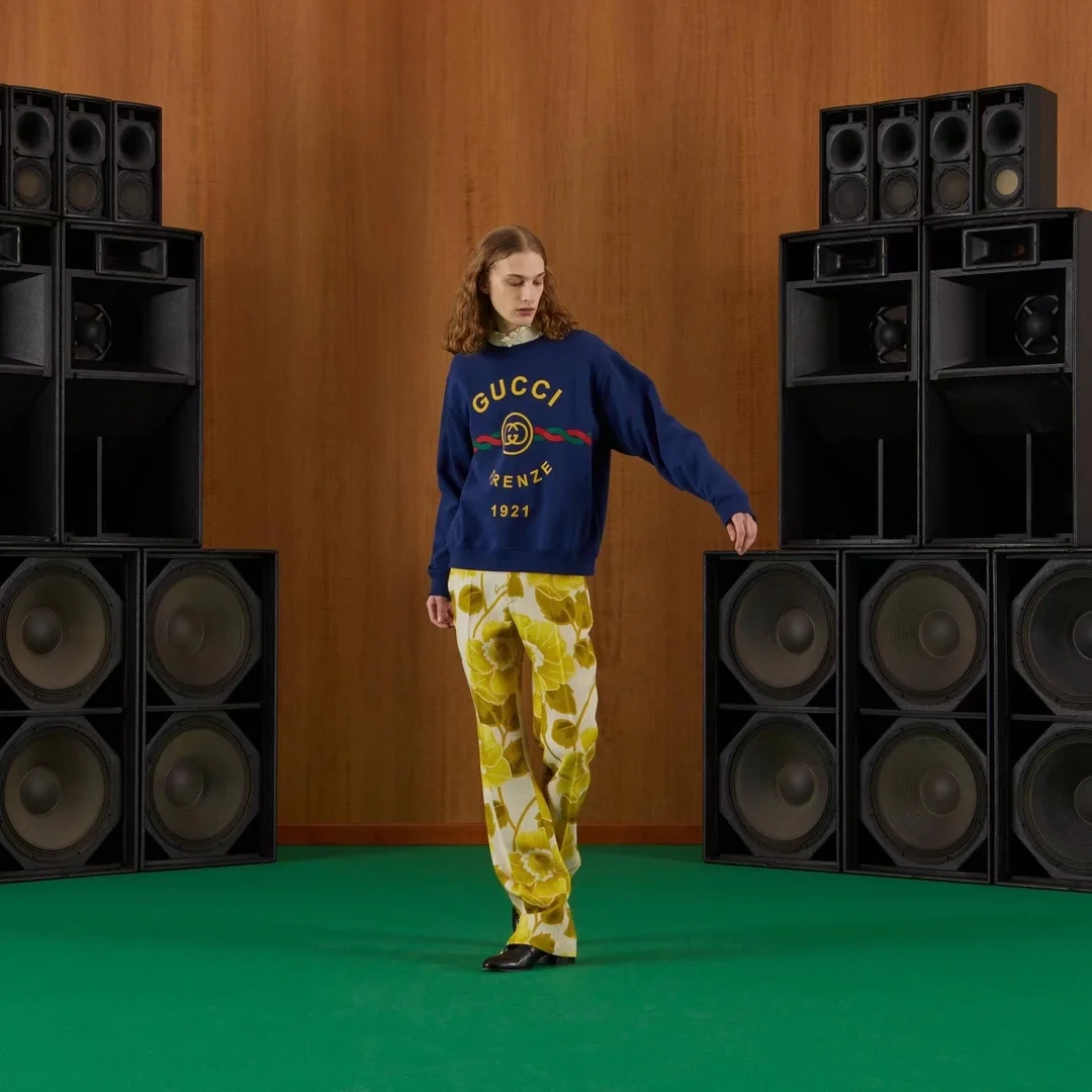 구찌 1921 코튼 스웨트 맨투맨