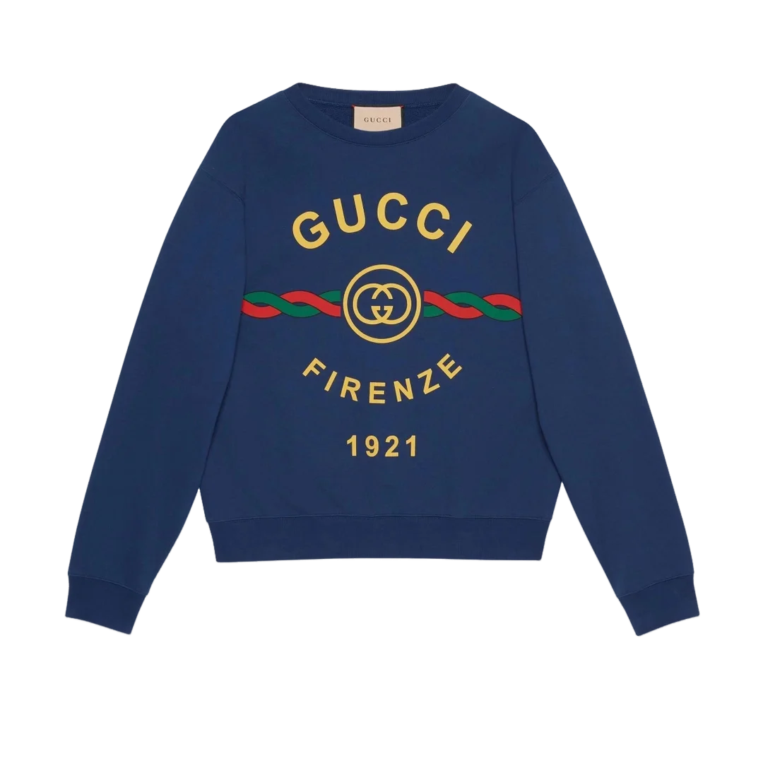 구찌 1921 코튼 스웨트 맨투맨