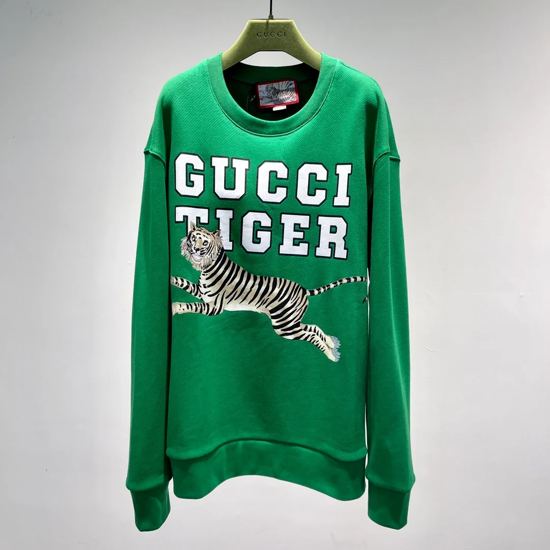 구찌 애니멀 타이거 맨투맨