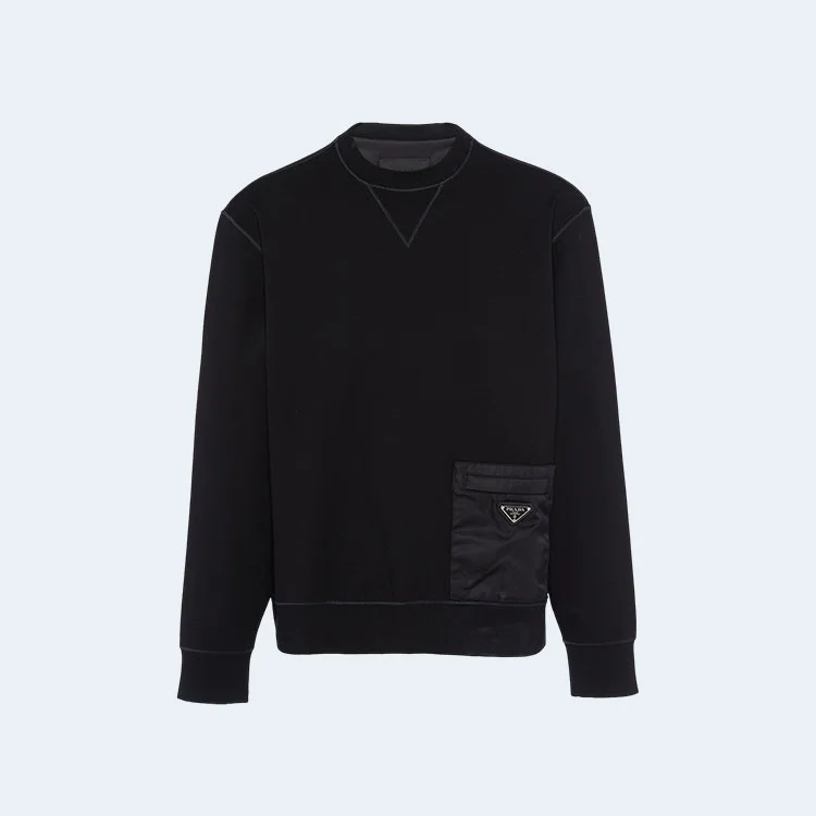 프라다 패브릭 테크니컬 맨투맨