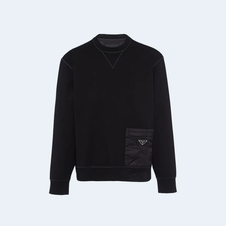 프라다 패브릭 테크니컬 맨투맨