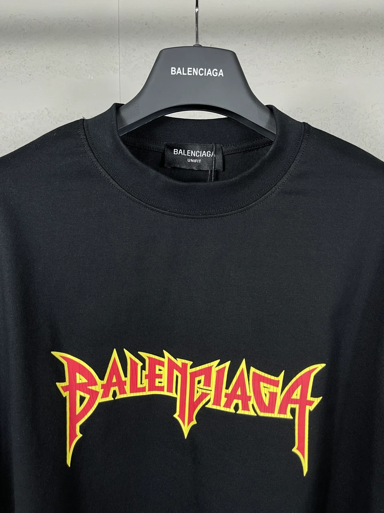 발렌시아가 메탈리카 코튼 스웨트셔츠