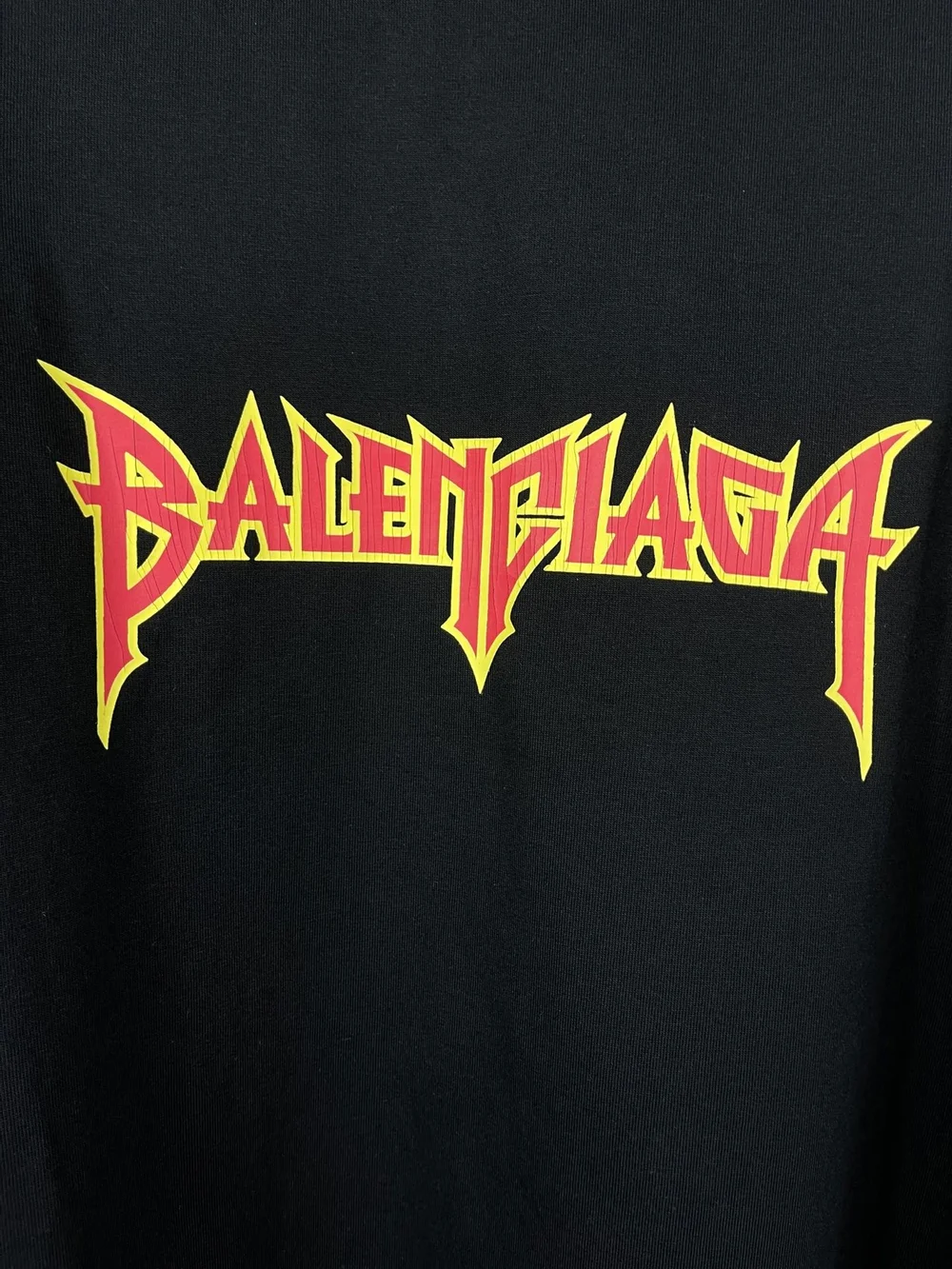 발렌시아가 메탈리카 코튼 스웨트셔츠