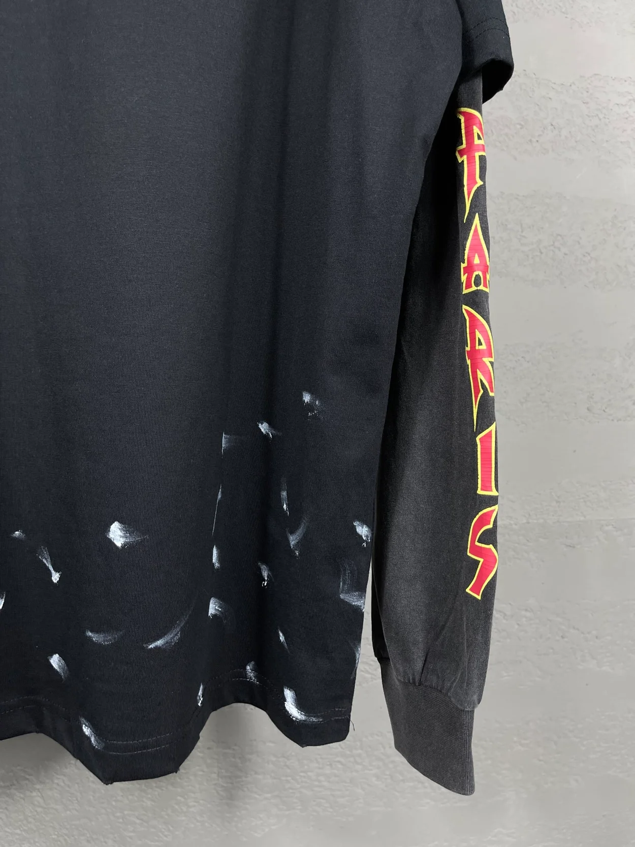 발렌시아가 메탈리카 코튼 스웨트셔츠