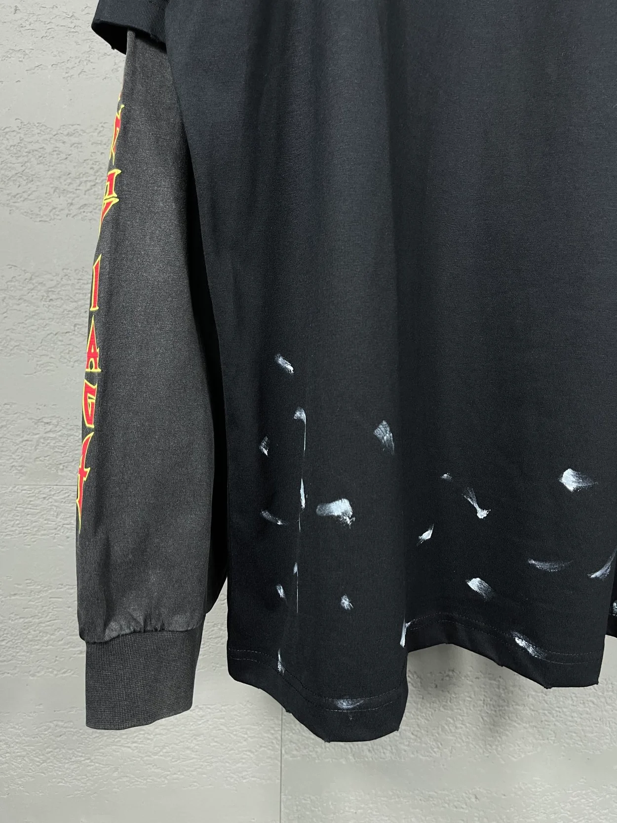 발렌시아가 메탈리카 코튼 스웨트셔츠