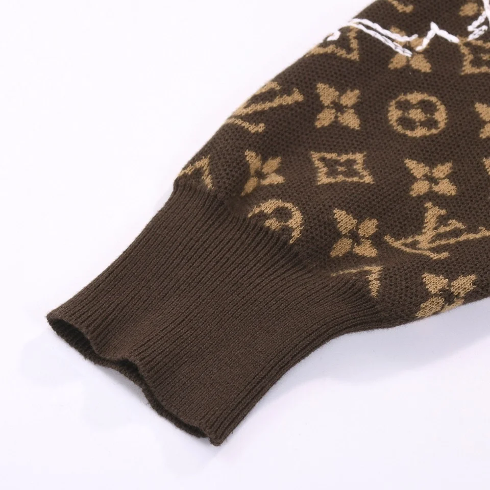 루이비통 모노그렘 엠브로이더드 울 크루넥 1ABXYY