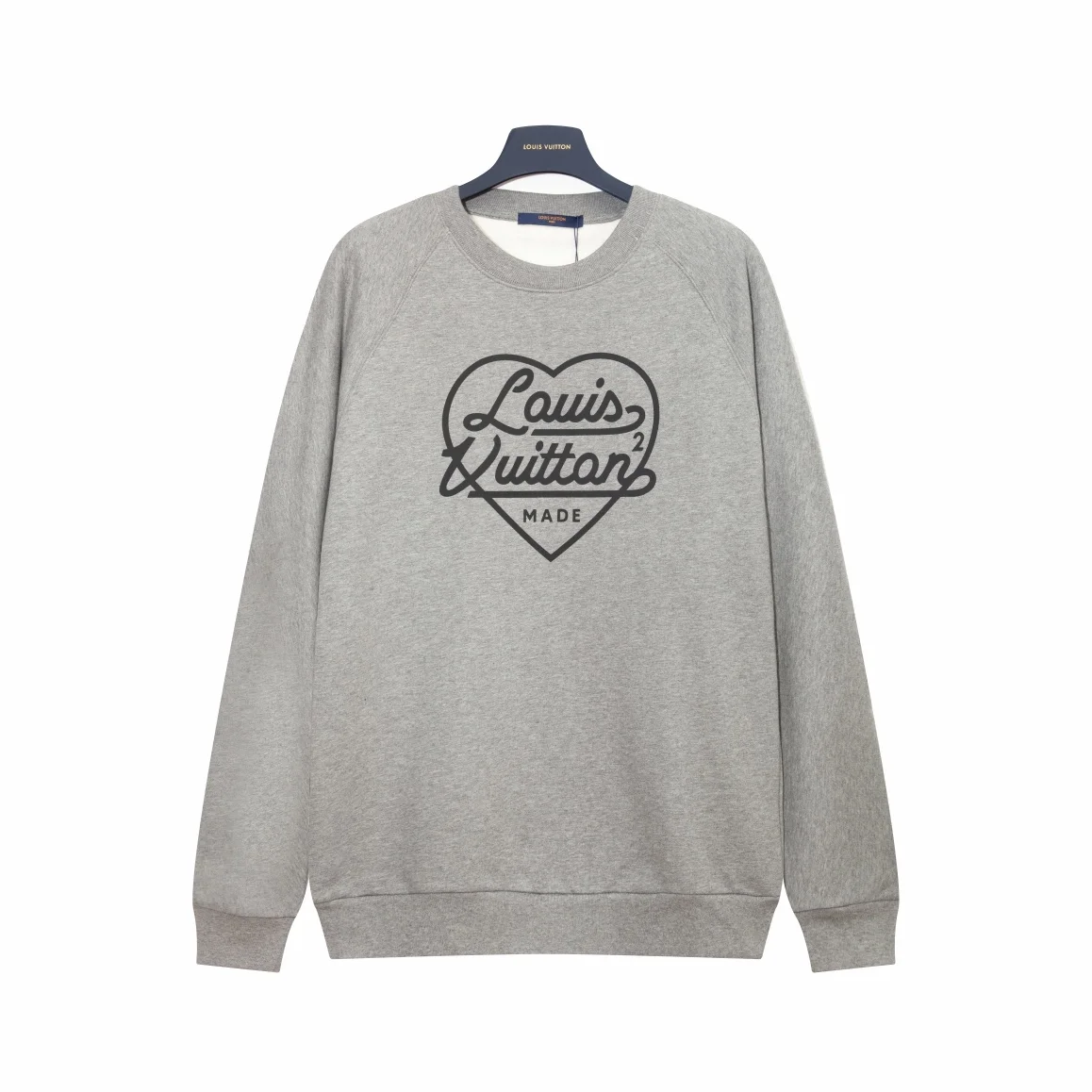 루이비통 x 니고 프린티드 하트 스웨트셔츠