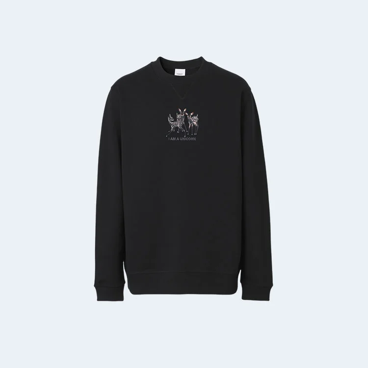 버버리 리카르도 티시 자수 맨투맨