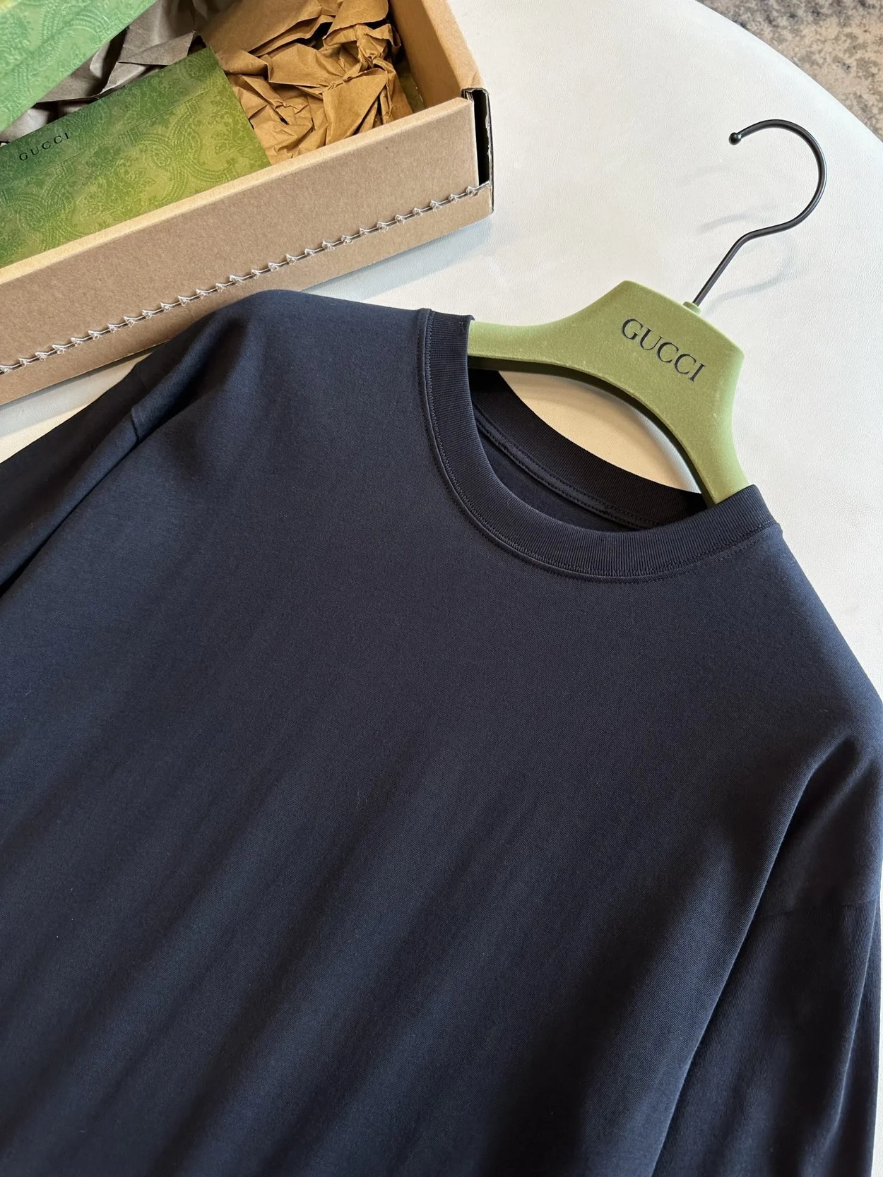 구찌 코튼 저지 스웨트셔츠 블랙