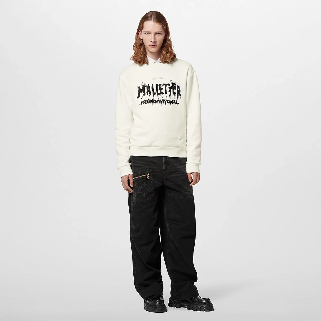 루이비통 말티에 맨투맨 화이트