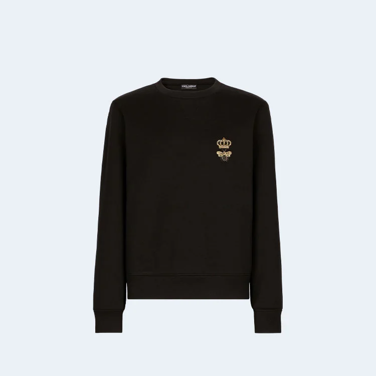 돌체앤가바나 자수 코튼 스웨트 맨투맨