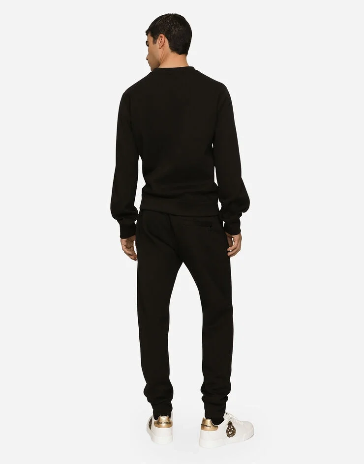 돌체앤가바나 자수 코튼 스웨트 맨투맨