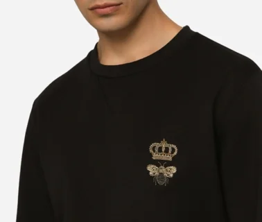 돌체앤가바나 자수 코튼 스웨트 맨투맨