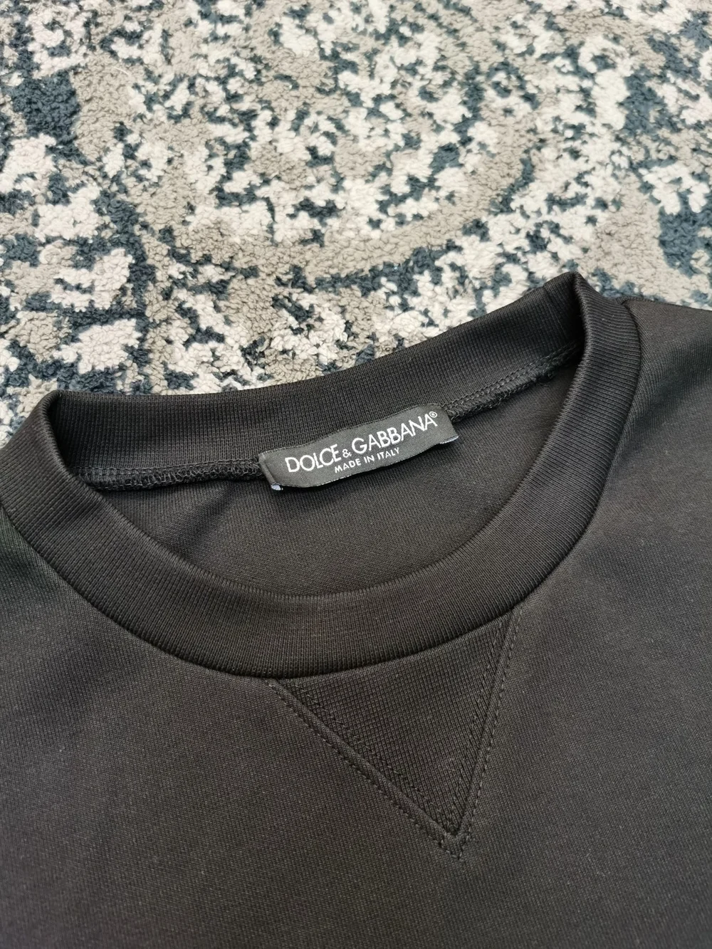 돌체앤가바나 자수 코튼 스웨트 맨투맨