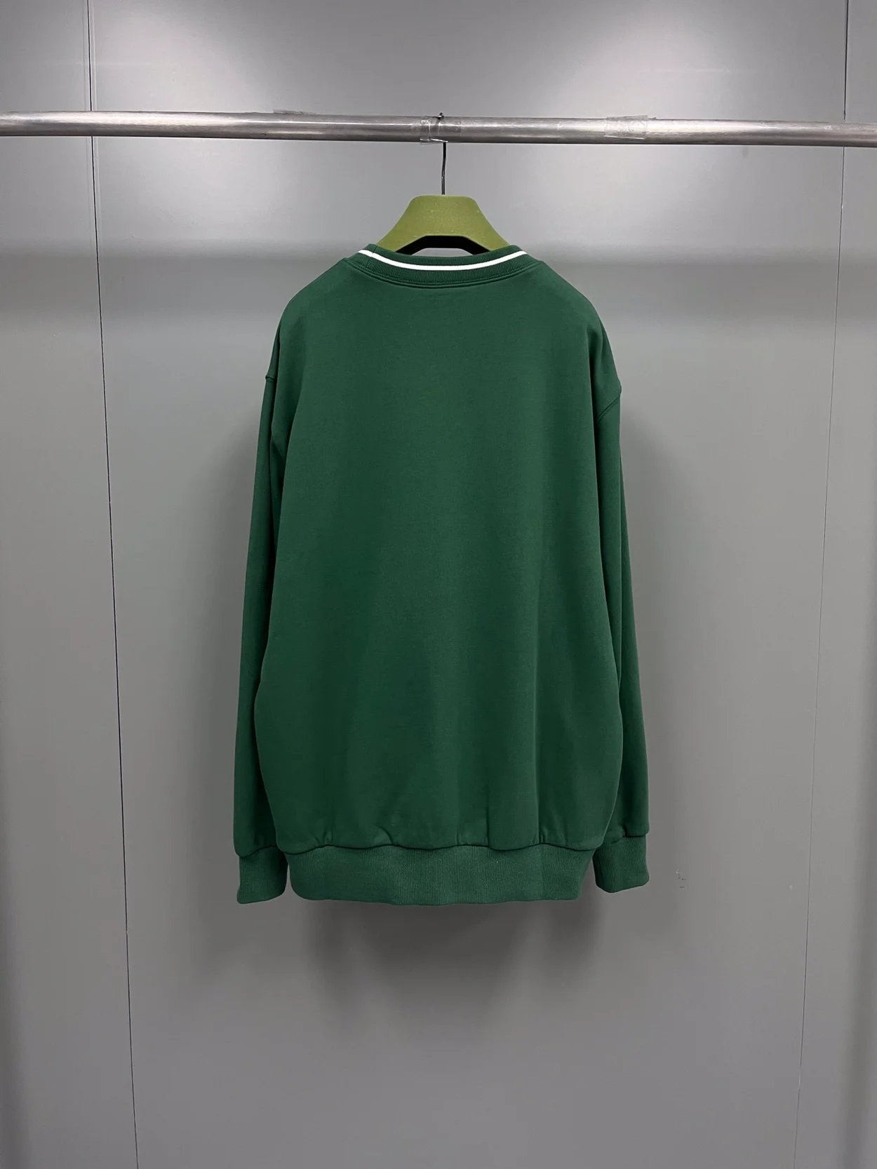 구찌 코튼 그린 저지 맨투맨