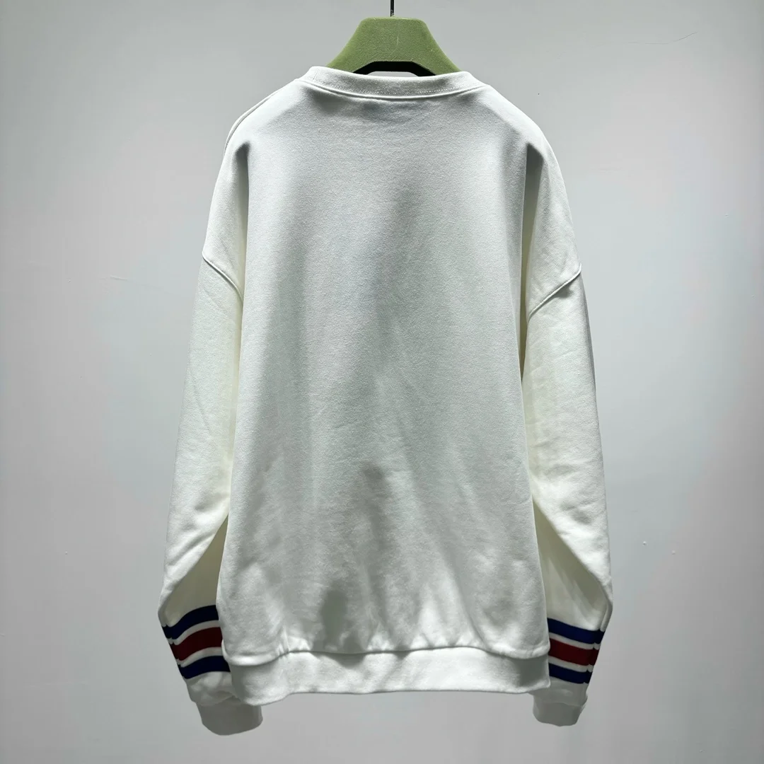 구찌 자수 디테일 코튼 저지 맨투맨