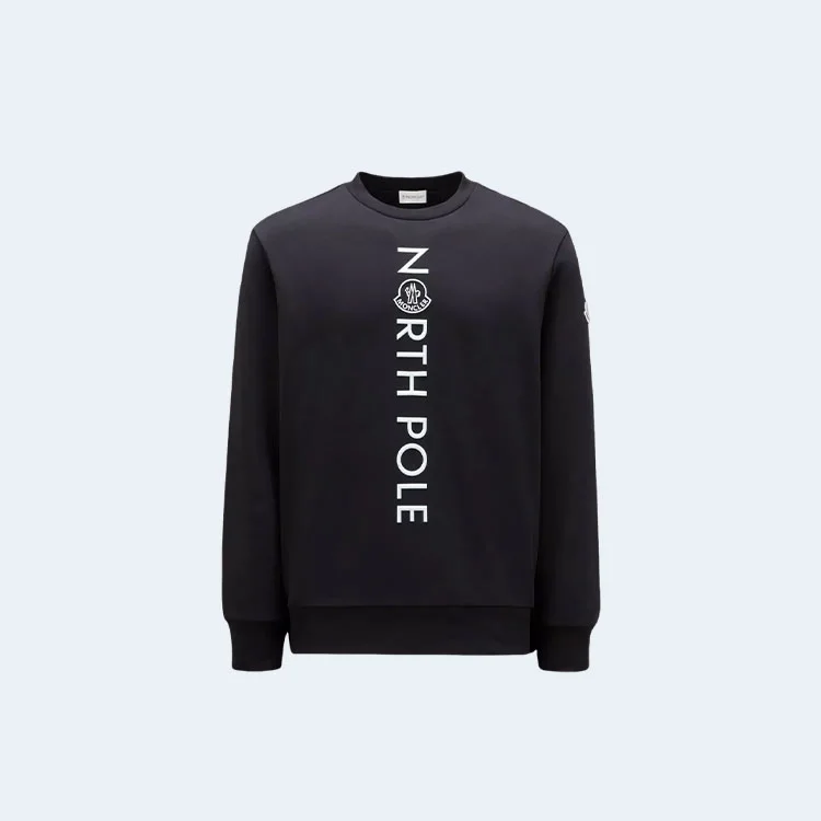 몽클레어 프린트 모티프 스웻 맨투맨