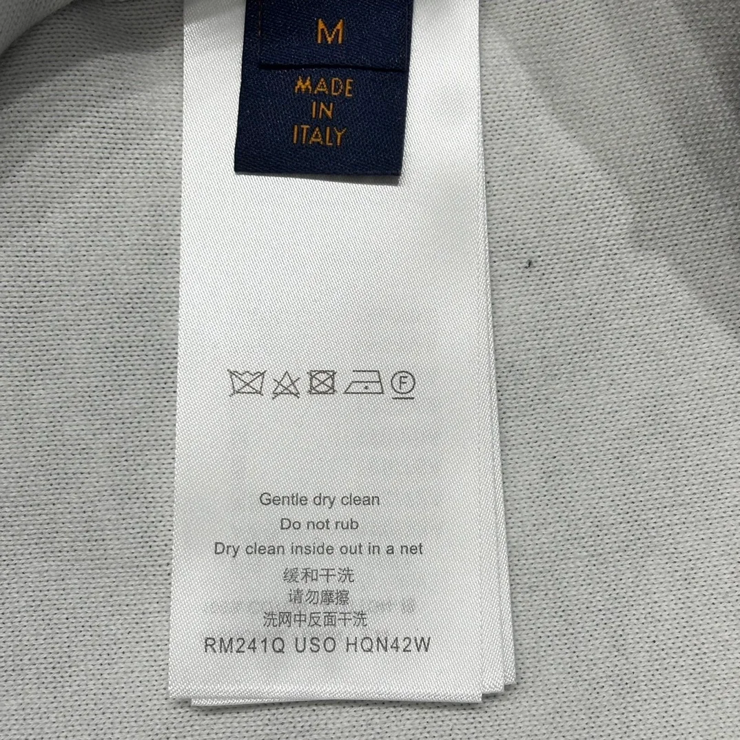 루이비통 그라데이션 코튼 크루넥 블랙