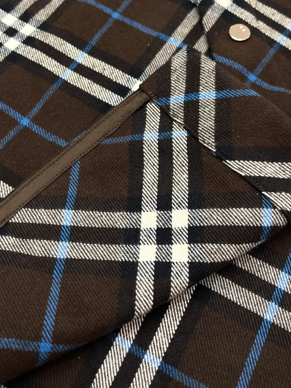 버버리 체크 울 셔츠