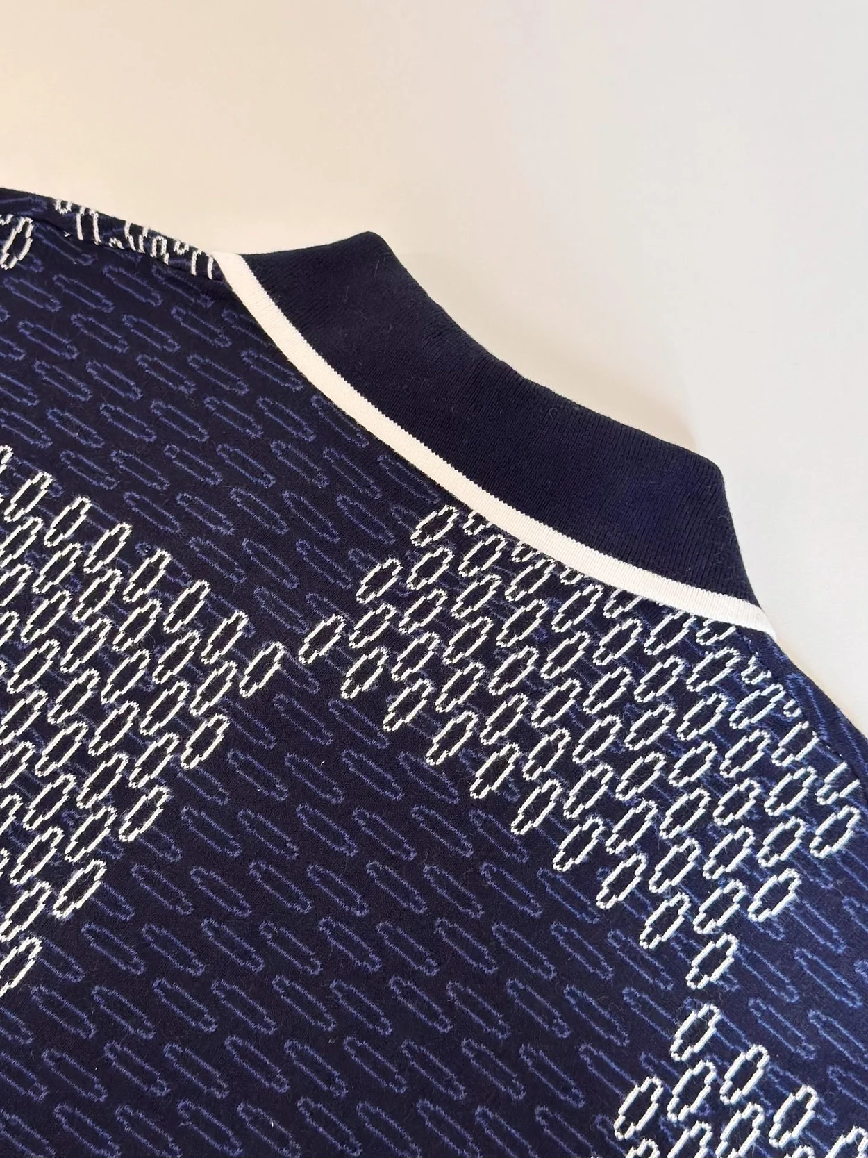 루이비통 다미에 자카드 쇼트 슬리브드 코튼 저지 쇼츠 1AFXS1