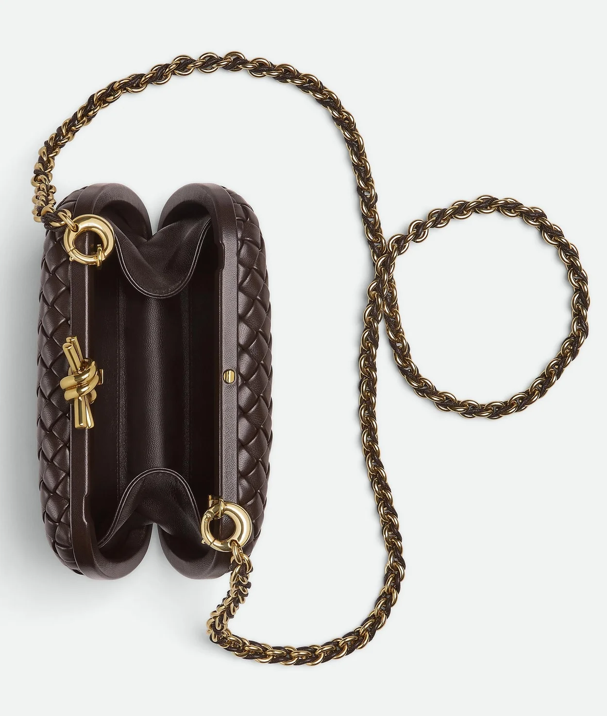 보테가 베네타 놋 체인 클러치백 (2color)