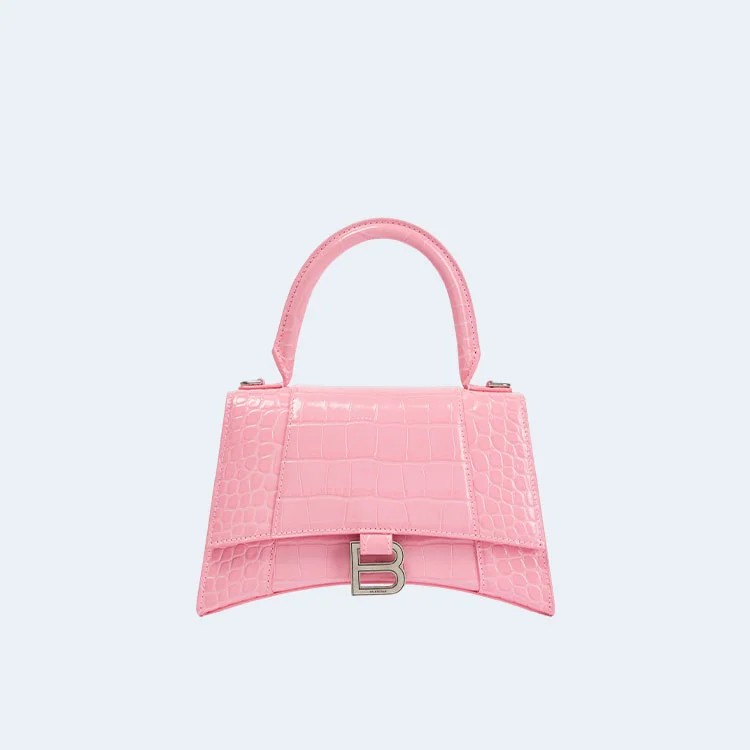 발렌시아가 아워글래스 스몰  크로스백 핑크