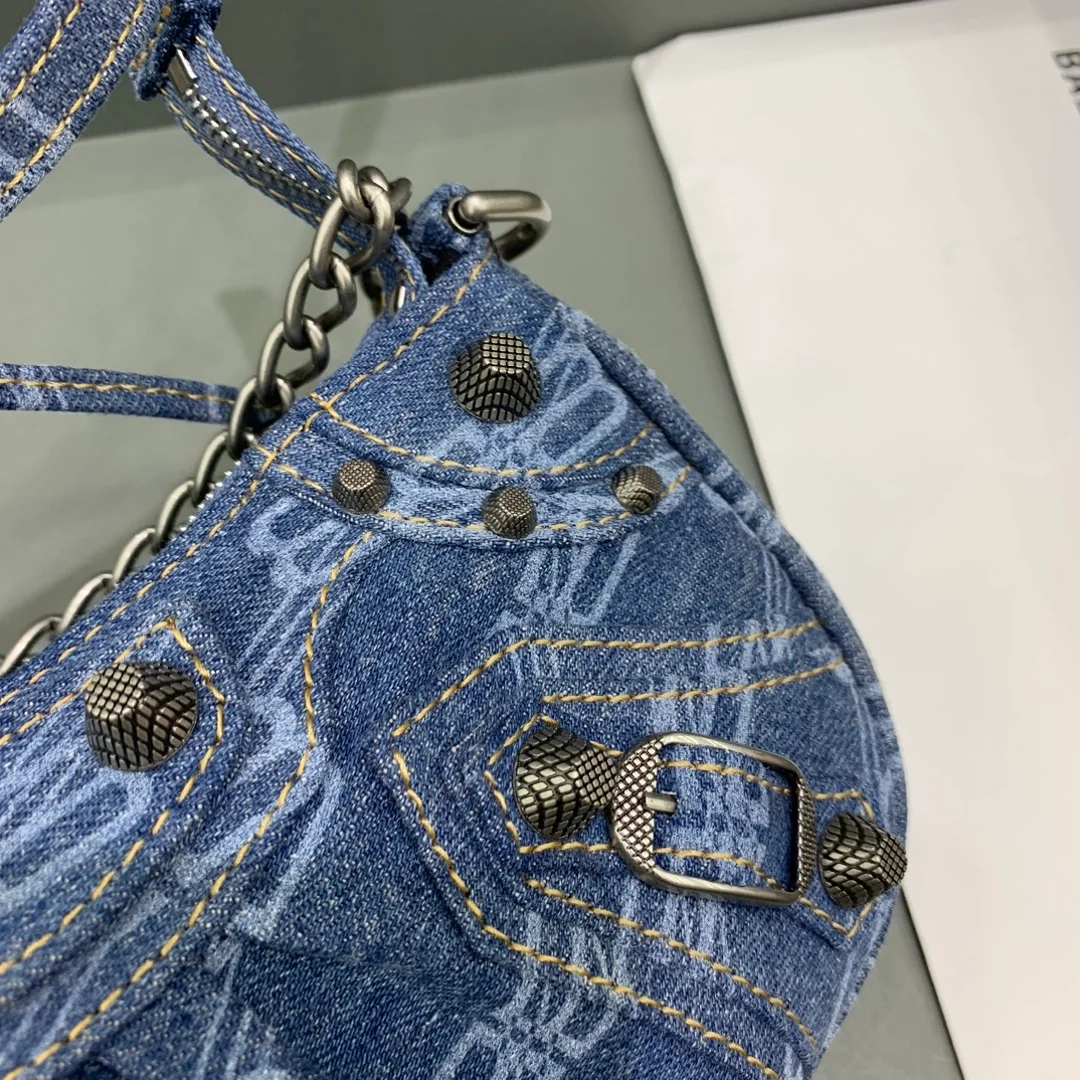 발렌시아가 르 카골 미니 데님 오버 올