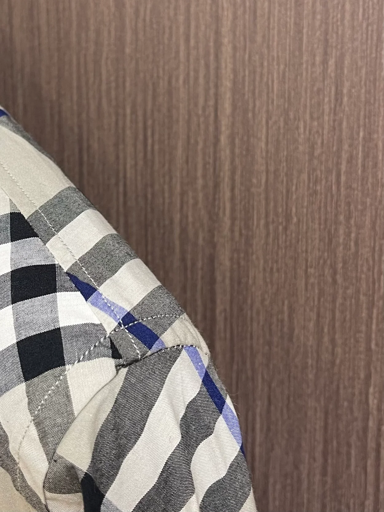 버버리 체크 코튼 셔츠