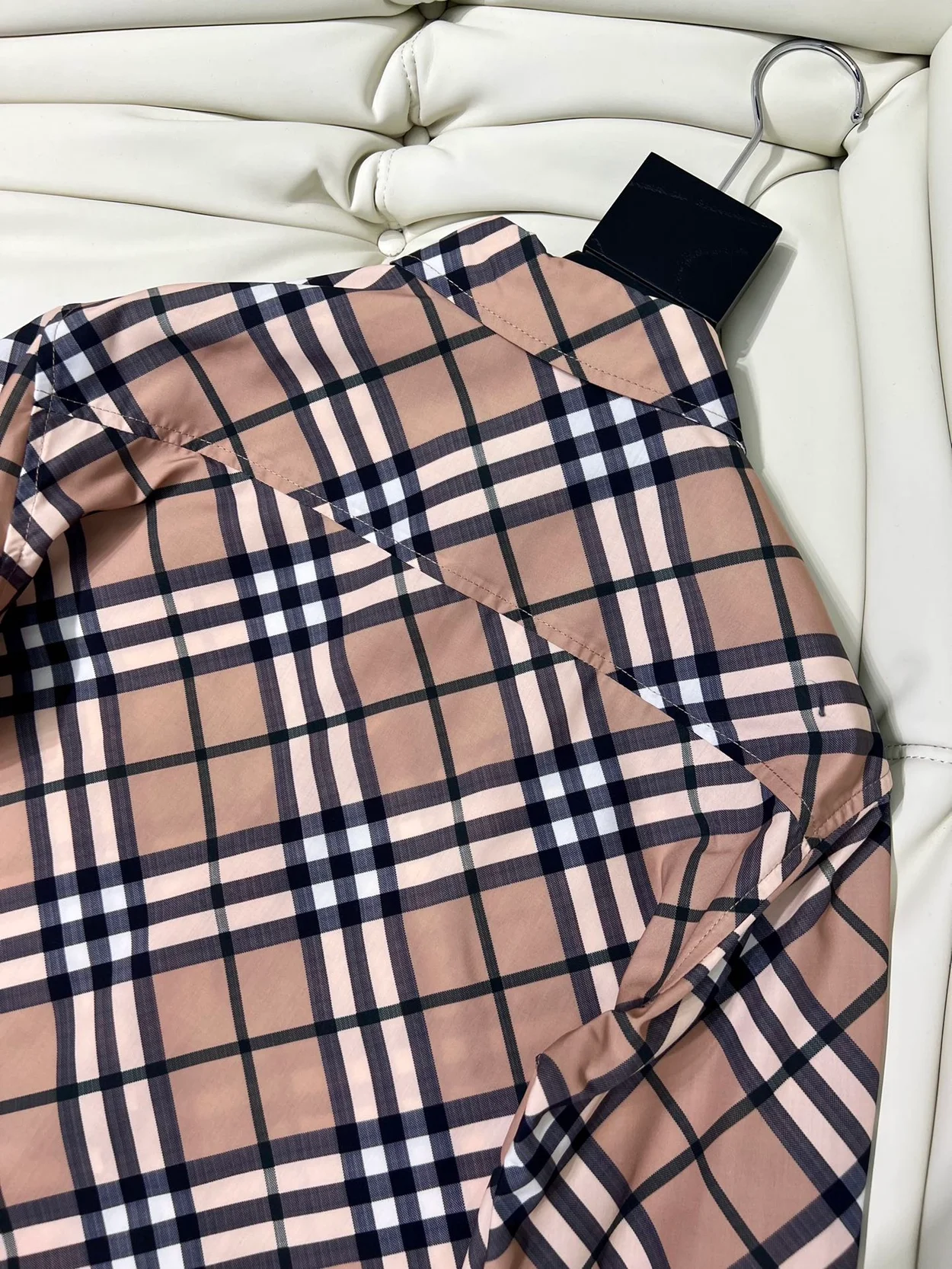 버버리 체크 울 블렌드 셔츠