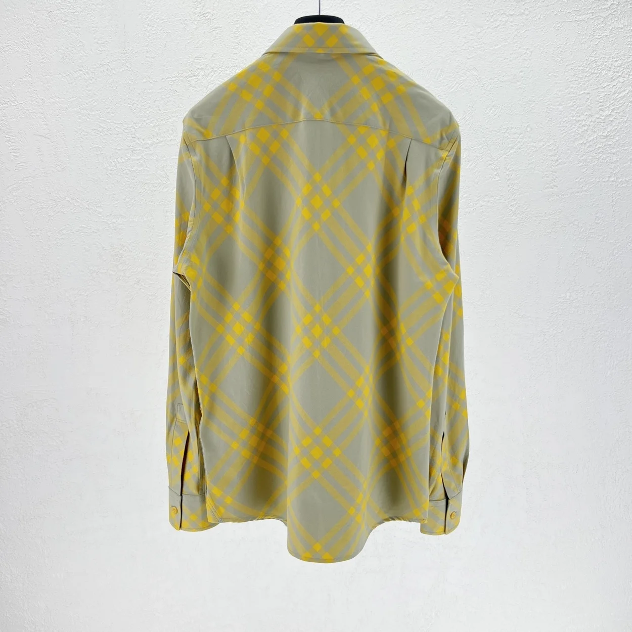 버버리 체크 코튼 셔츠 헌터