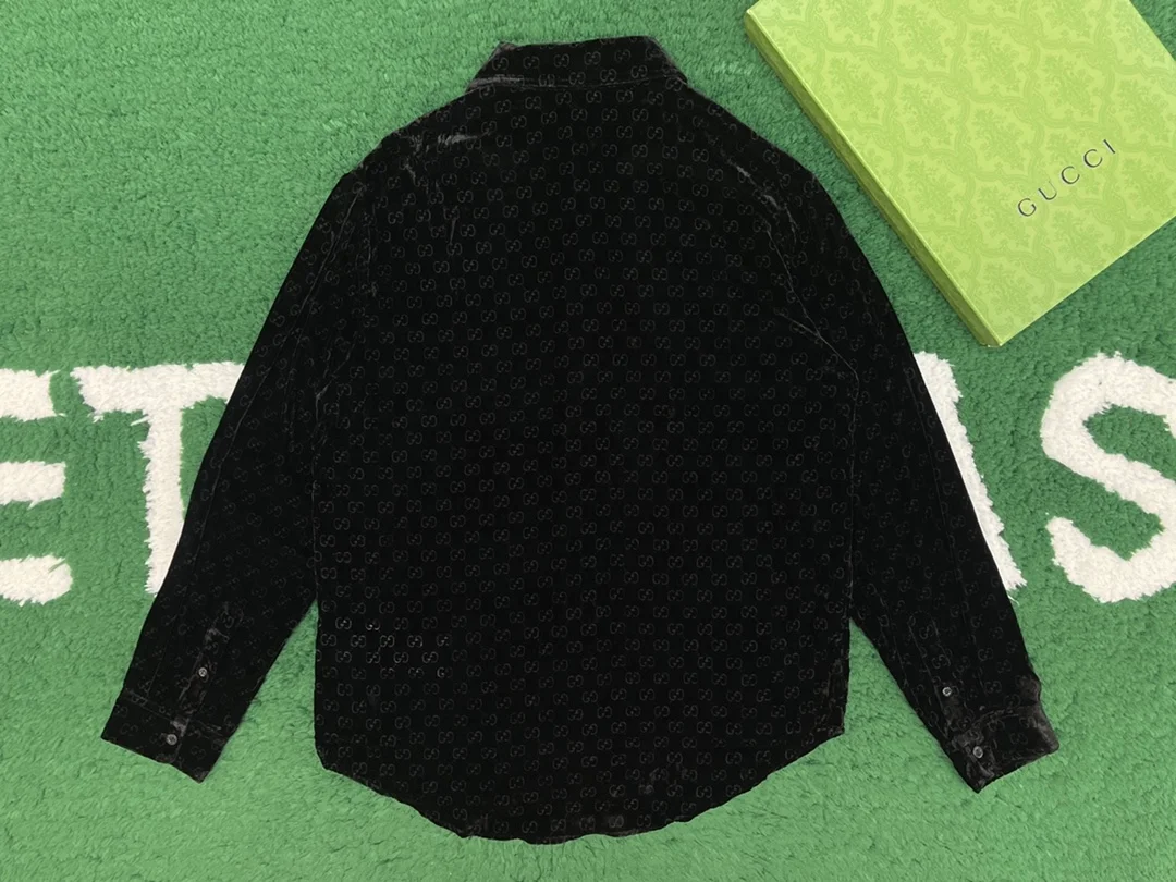 구찌 GG 벨벳 오버사이즈 셔츠