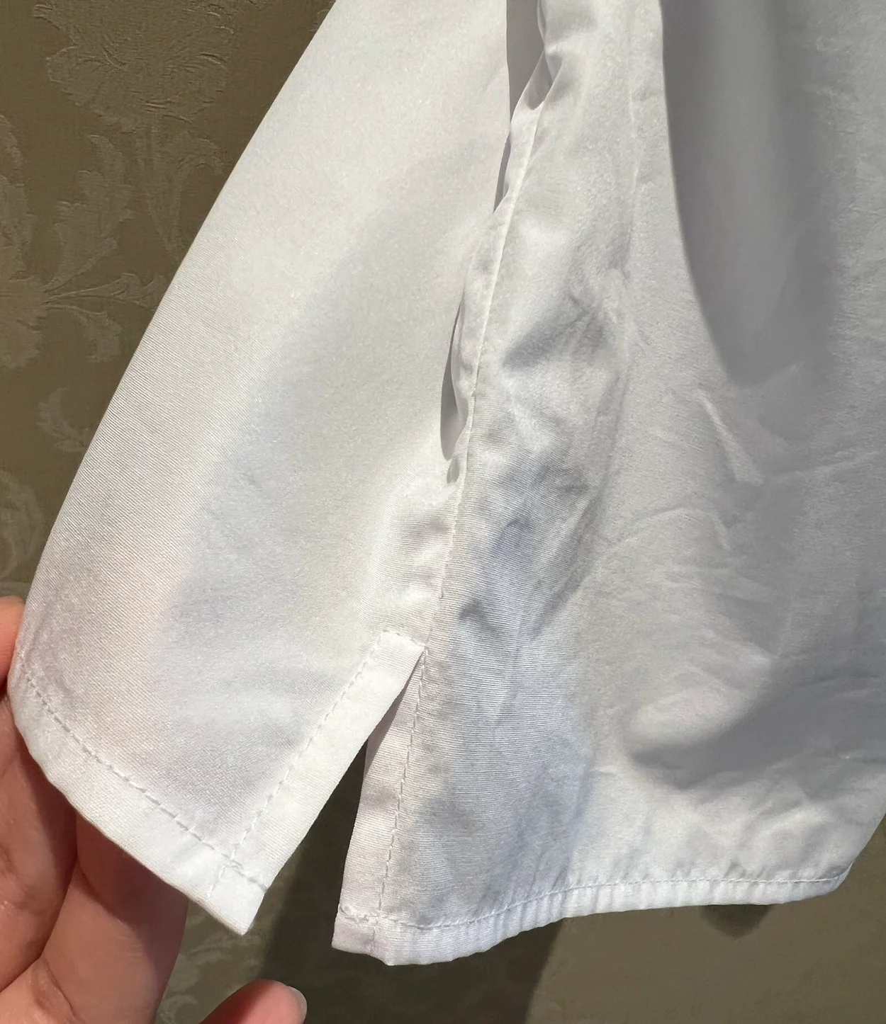 미우미우 포플린 셔츠 화이트