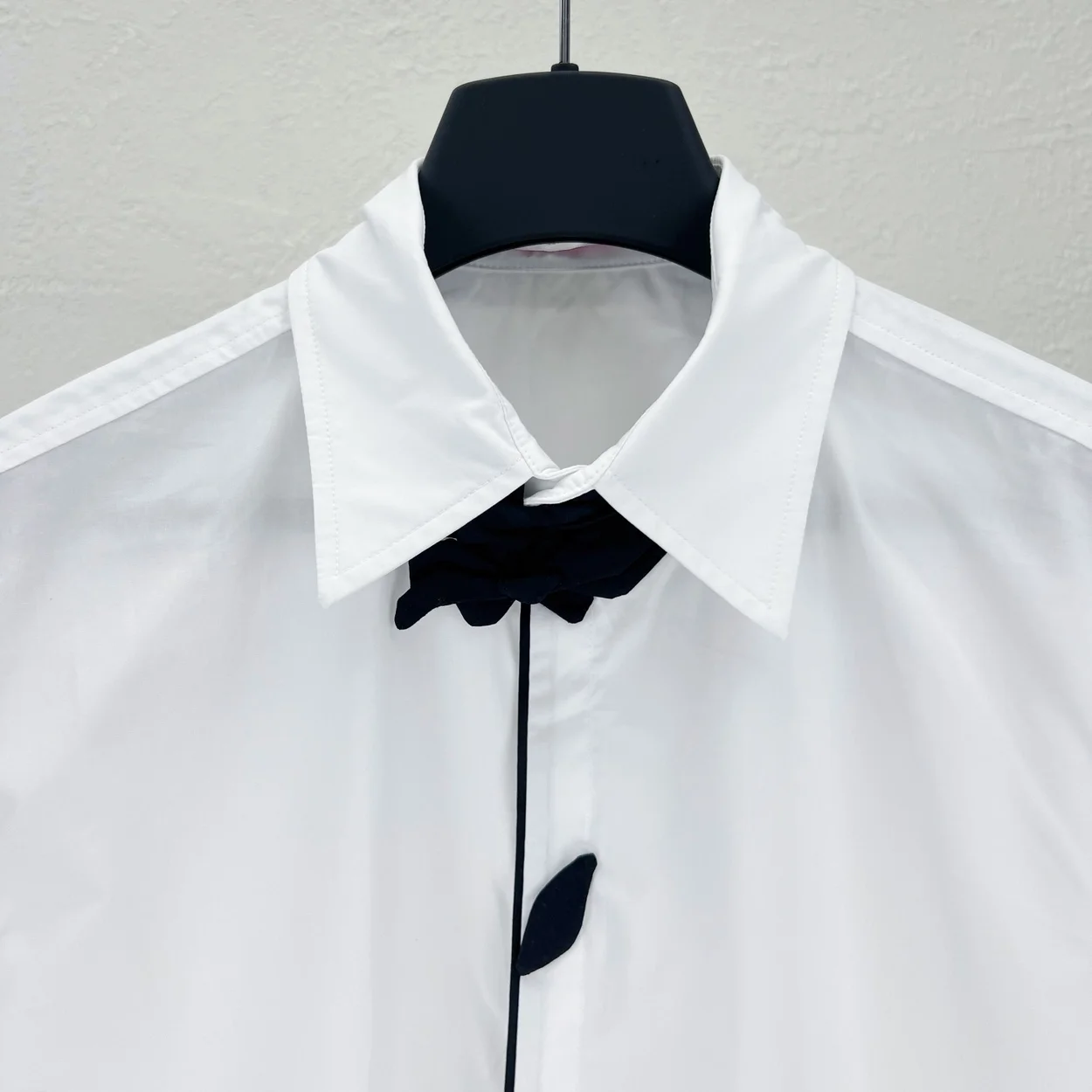 발렌티노 가라바니 플라워 블랑코 긴팔 셔츠