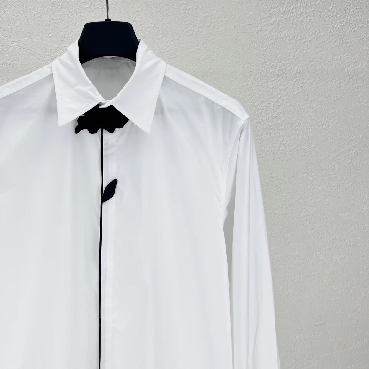 발렌티노 가라바니 플라워 블랑코 긴팔 셔츠