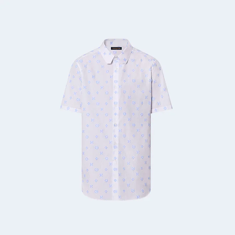 루이비통 코튼 쇼트 슬리브드 셔츠 1ABJS6