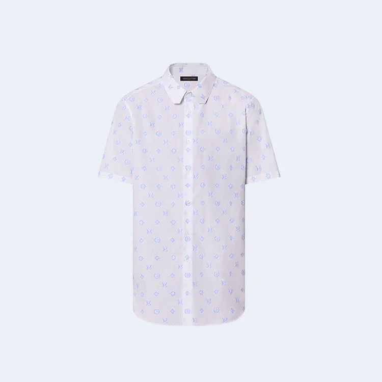 루이비통 코튼 쇼트 슬리브드 셔츠 1ABJS6