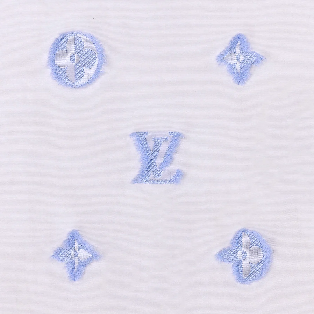 루이비통 코튼 쇼트 슬리브드 셔츠 1ABJS6