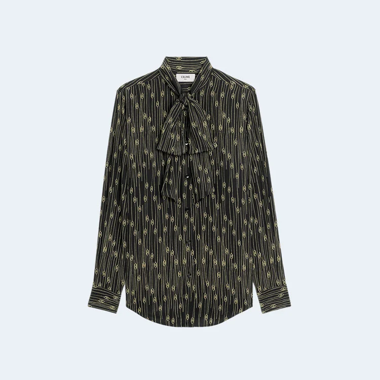 셀린느 크레이프 드 로미 셔츠