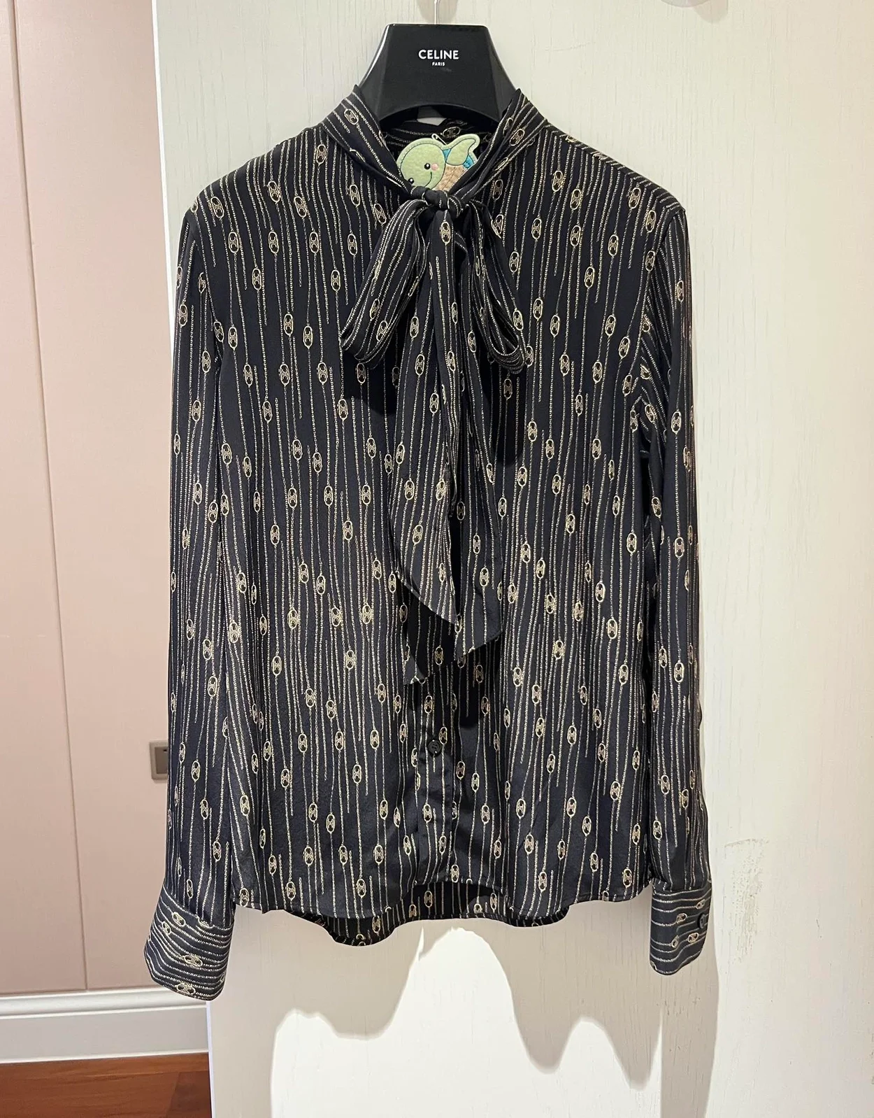 셀린느 크레이프 드 로미 셔츠