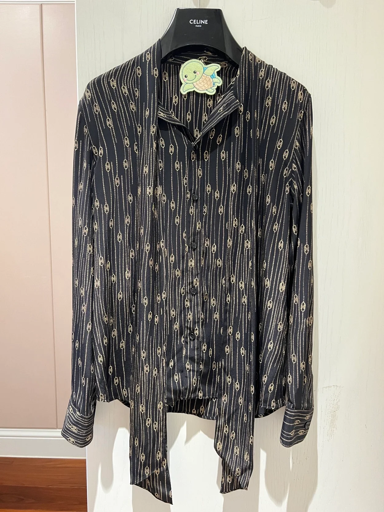 셀린느 크레이프 드 로미 셔츠