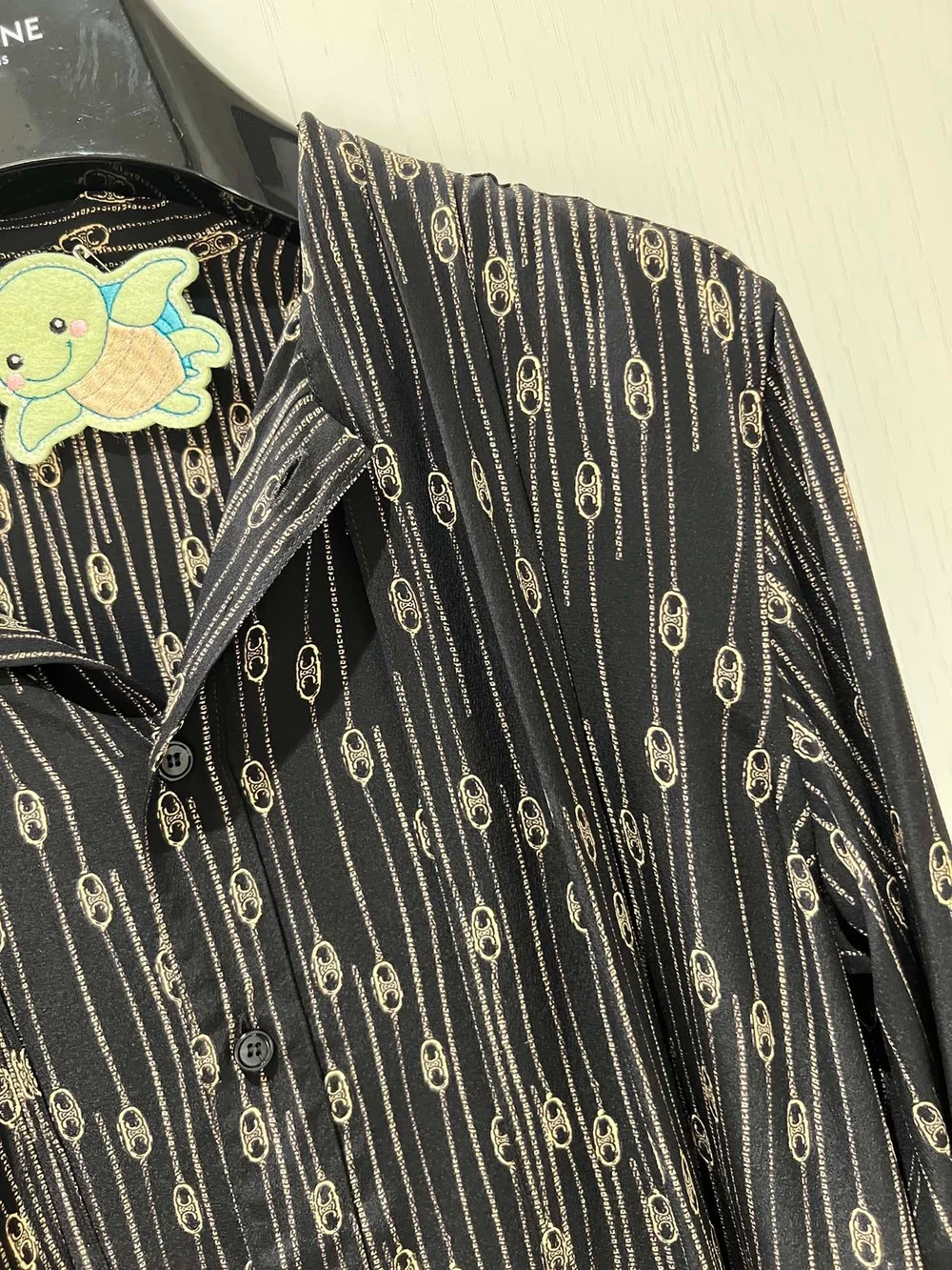 셀린느 크레이프 드 로미 셔츠