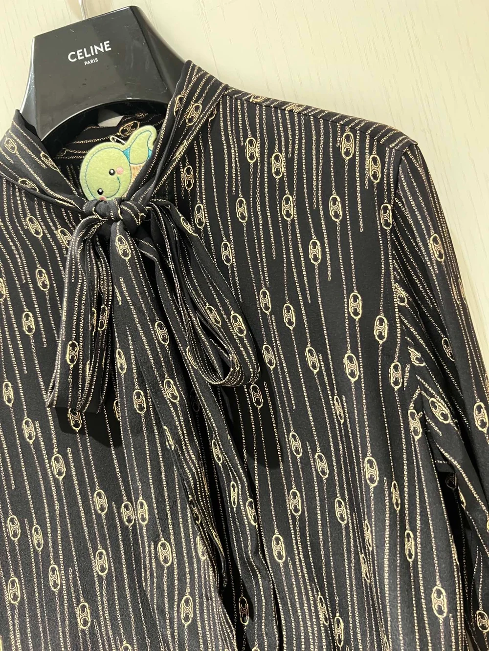 셀린느 크레이프 드 로미 셔츠