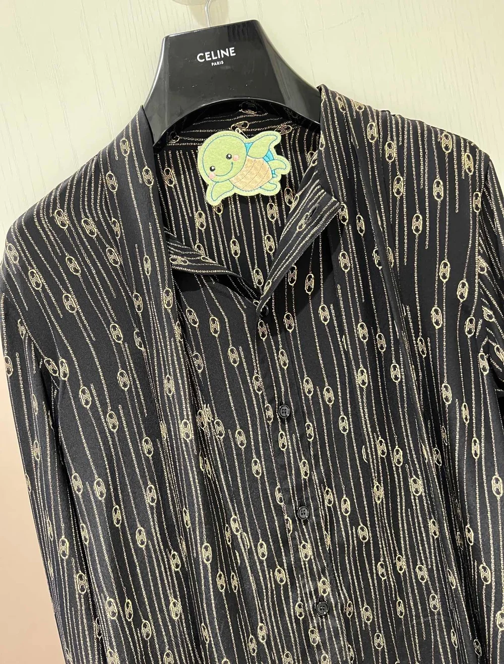 셀린느 크레이프 드 로미 셔츠