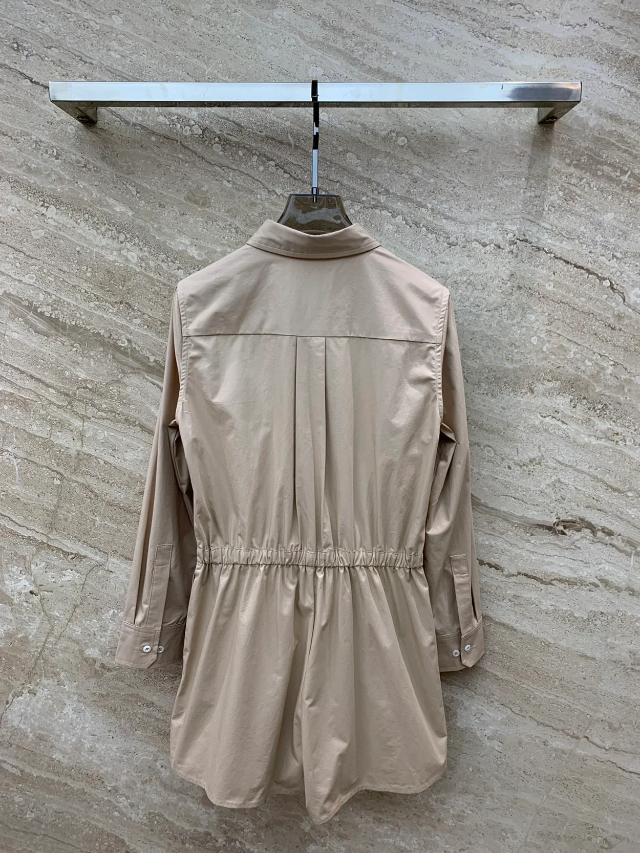 미우미우 라임스톤 포플린 점프수트