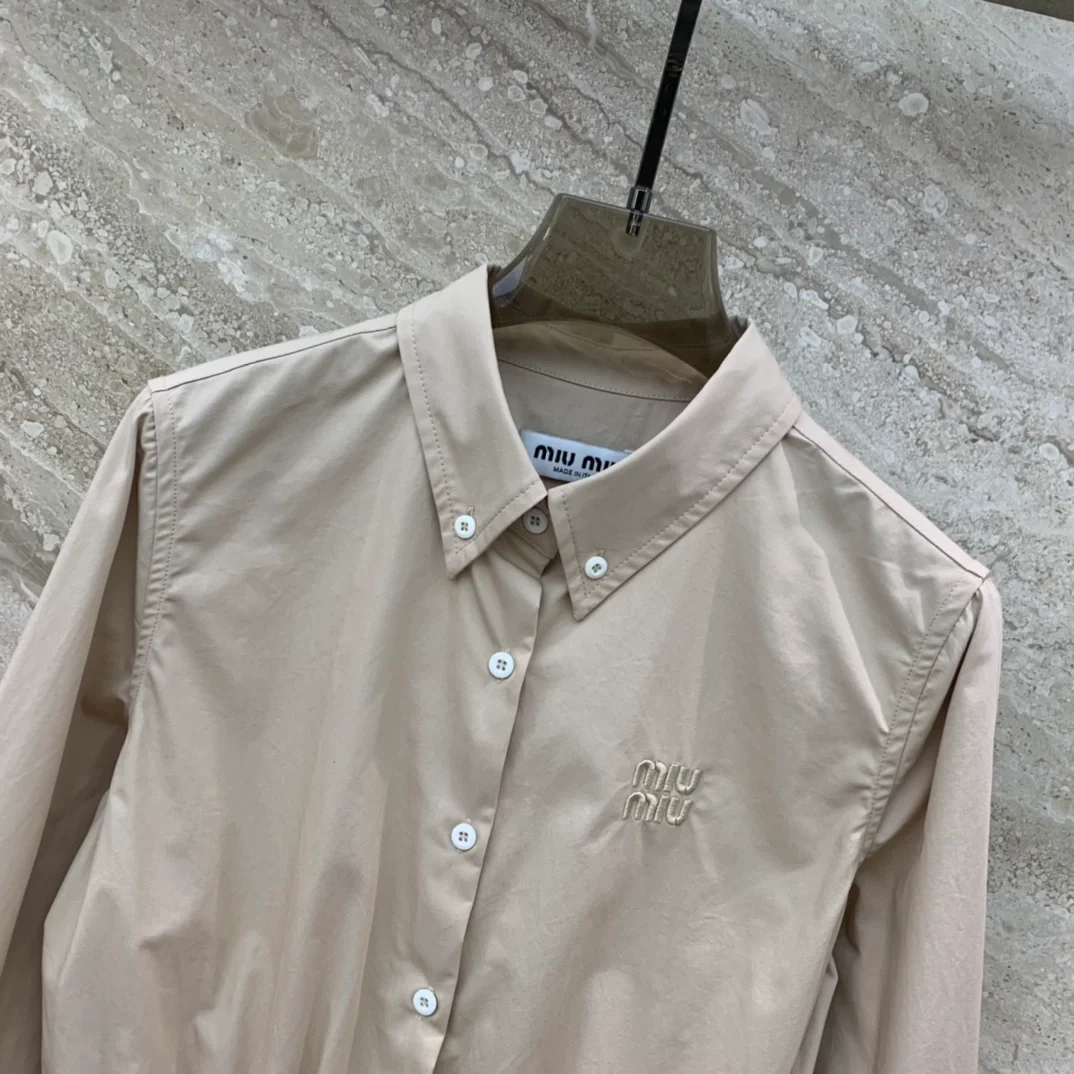 미우미우 라임스톤 포플린 점프수트