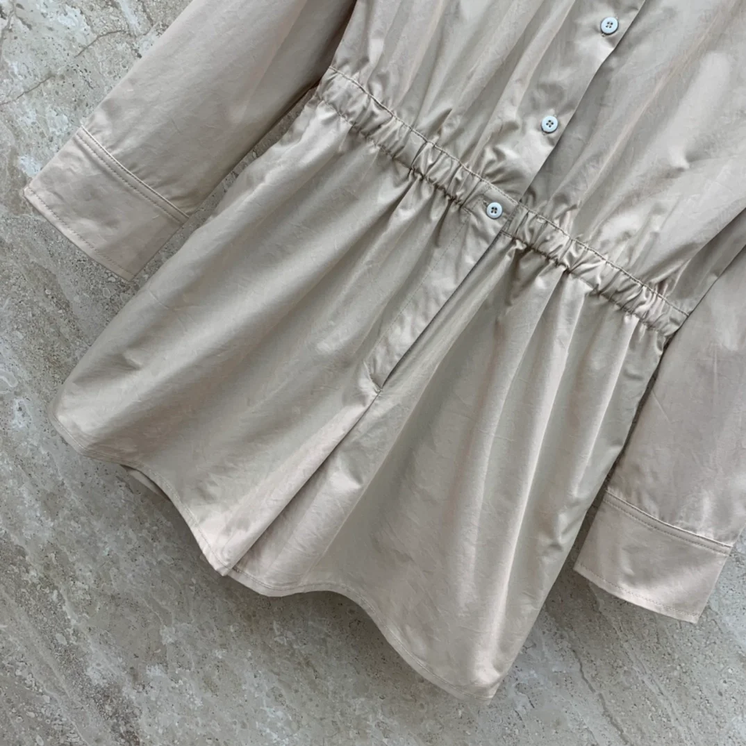 미우미우 라임스톤 포플린 점프수트